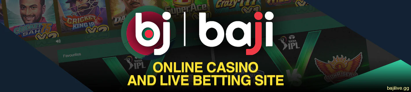 Baji Live online casino and live betting site for players from Bangladesh